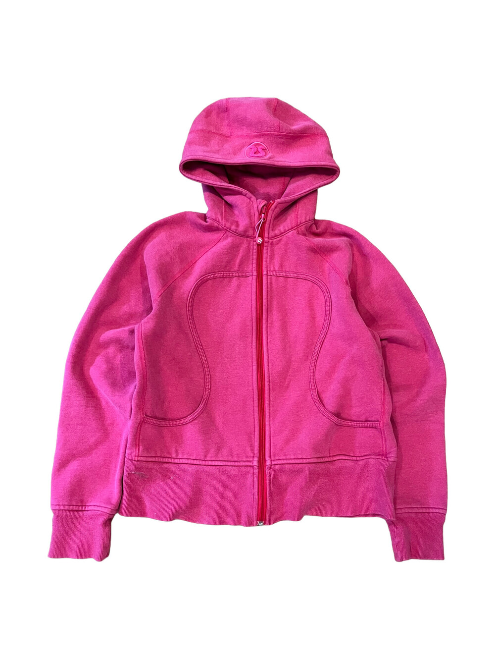 Lululemon Womenโs Size 10 Pink Scuba Zip Hoodie
